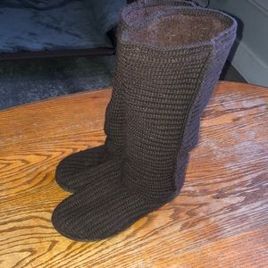 Size 7.5 Knit Boots
